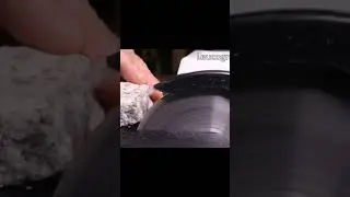 Cutting leucogranite #science #rockhounding