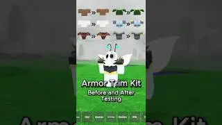 Armor Trim Kit Befor After Test 🛡 99 nights in the forest #99nightsintheforest #99nights #roblox