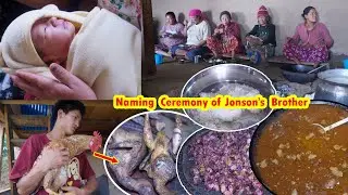 Naming Ceremony of newborn baby Boy II Nepali Kiratee ritual 