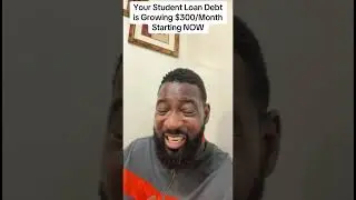 Your Student Loan Debt is Growing $300/Month Starting NOW#StudentLoans #StudentDebt #SAVEPlan