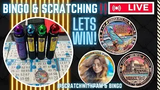 BINGO LIVE & SCRATCHING‼️#bingo #live #chat #conversation #social #like #scratchcards #lottery