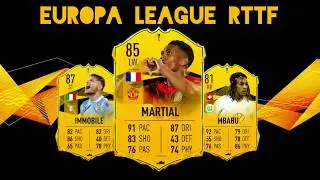 FIFA 20 EUROPA LEAGUE RTTF BEST POSSIBLE CARDS! ft. Martial, Immobile, Mbabu