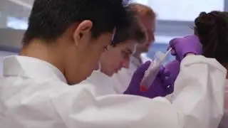 Sixth formers visit the MRC Cancer Unit as part of the MRC Festival