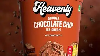 Heavenly Double Chocolate Chip Ice Cream. Deep, rich, and unapologetically indulgent.
