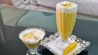 Mango Lassi | Healthy Mango Lassi with Mango Pulp | Sweet Lassi | Mango Lassi |