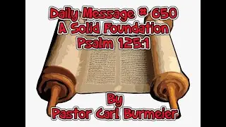 2025/11/10 A Solid Foundation-Psalm 125:1