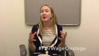 Halley Feiffer #FairWageOnstage