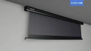 SCREEN PRO Motorized Tab Tension Screen AJ- ALR viewing effect Ambient Light Rejecting