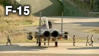 F-15 Eagle: Parking Aprons and Maintainers During Arctic Challenge 2013