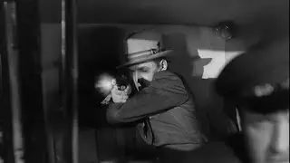 The Testament of Dr. Mabuse (1933) - car assassination scene