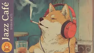 Shiba in the Jazz Caf&eacute; 🎧️ | Tokyo Lo-Fi Jazz Playlist to Relax & Unwind