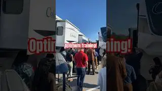 Optimum RV, Columbus and River Ranch Training&hellip; Thank you, Steve!! 😀 #rvlife #camping #fifthwheel