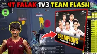 @falakpubgm QUICK 1V3 CLUTCH PMNC CHAMPS TEAM FLASH 🔥