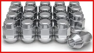 White Knight 1707S-20AM Chrome M12x1.50 Bulge Acorn Lug Nut, 20 Pack