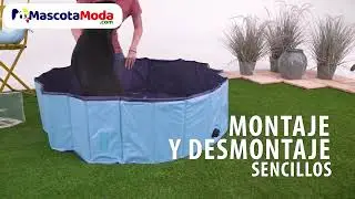 Piscina plegable para perros jard&iacute;n calor marca TRIXIE super calidad