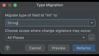 Type Migration -  Intellij