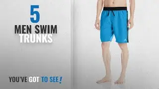Adidas Originals Swim Trunks [ Winter 2018 ]: adidas Men's Iconic 3 Stripe Volley Swim Trunk, Royal,