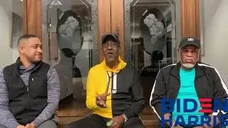 The Impressions: Fred Cash, Sam Gooden and Jermaine Purifory celebrate Joe Biden & Kamala Harris!