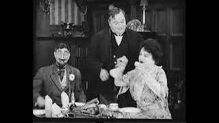 Busted Keeton Farty Arbuckle Hilariously Funny Black and White Slapstick Movie 