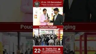 Pouchmate Packaging -  Sharing their views @ Khadhya Khurak 2024 Exhibition #withoutcylinderpouches