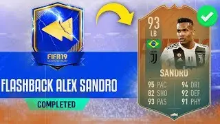 93 'FLASHBACK' ALEX SANDRO SBC CHEAPEST SOLUTION - #FIFA19 93 Alex Sandro Flashback SBC