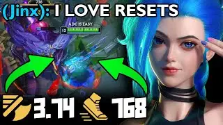 JINX LOVES RESETS (4 - ATTACKSPEED I 700+ MOVEMENT SPEED)