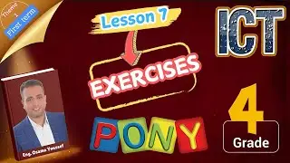 ICT grade4 Theme1 Lesson7 Exercises