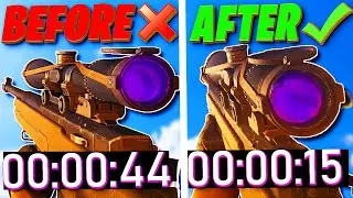 HOW to *AIM* in FASTER with SNIPERS in Black ops Cold War