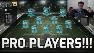 FIFA 15 - 95 RATED PRO PLAYERS SQUAD!!! - Every Pro Player Card In Fifa 15 Squad Builder