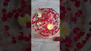 Aromatic floting candle# Rose ball candle#Lotus candle, make your date special 💞