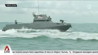 Singapore navy deploys unmanned vessels to carry out patrol operations