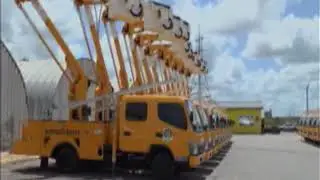 T&TEC Formally Commissioned 27 Aerial Lift And Crane Trucks