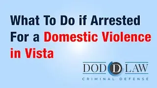 Arrested | Domestic Violence | Vista CA | Best Criminal Defense Lawyer | Domestic Violence Attorney