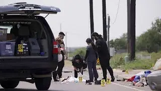 Eight dead after SUV hits crowd at bus stop near Texas migrant shelter