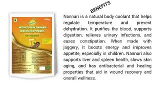 INSTANT DRINK NANNARI LEMON JUICE POWDER | Vitalime