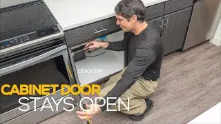 How to Fix a Cabinet Door that stays open