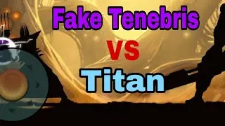 Fake Tenebris VS Titan | Shadow Fight 2 Modded Edition