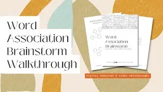 Word Association Brainstorm Walkthrough