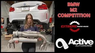 Natalie Roush w/ Dustin Williams - Active Autowerke BMW M2 Competition Exhaust Install & Sound Clip
