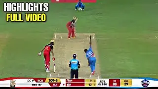 RCB vs DC  Full match highlights- Match-19 IPL 2020 highlights