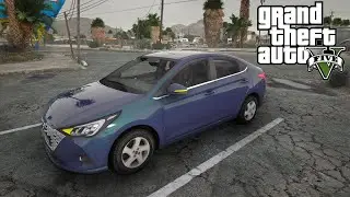 GTA 5 Mod - 2022 Hyundai Solaris - RTX 4K Gameplay