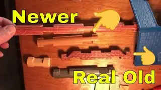 How To Tell REAL Lincoln LOGS, Older are Square Newer have flat side, Show Many Knock Offs Playskool