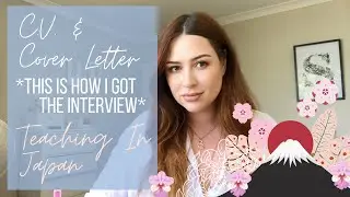 My CV & Cover Letter | TEACHING IN JAPAN