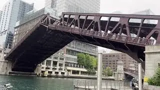 Downtown Chicago Bridge Lifts + Chicago River Museum 6/14/25