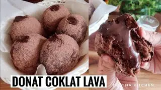 DONAT COKLAT LAVA dari Filipina | Triple Chocolate Donut | choco Lanay Donut