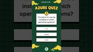 Azure Quiz 03 #azure #shorts