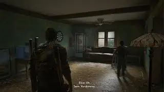 The Last of Us Part I - Sam and Ellie playing darts, and Joel failing hard😂
