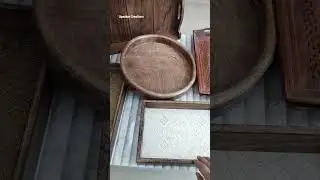 Premium Quality Wooden Trays|For Order or Inquiry,☎️+919599115926 #shorts #woodtrays #youtubeshorts