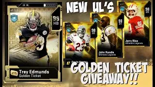 TREY EDMUNDS GOLDEN TICKET!!! NEW ULTIMATE LEGENDS ~ MADDEN 20 ULTIMATE TEAM MUT