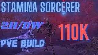 ESO - Stamina Sorcerer 2H/DW PVE Build (110k) - Markarth